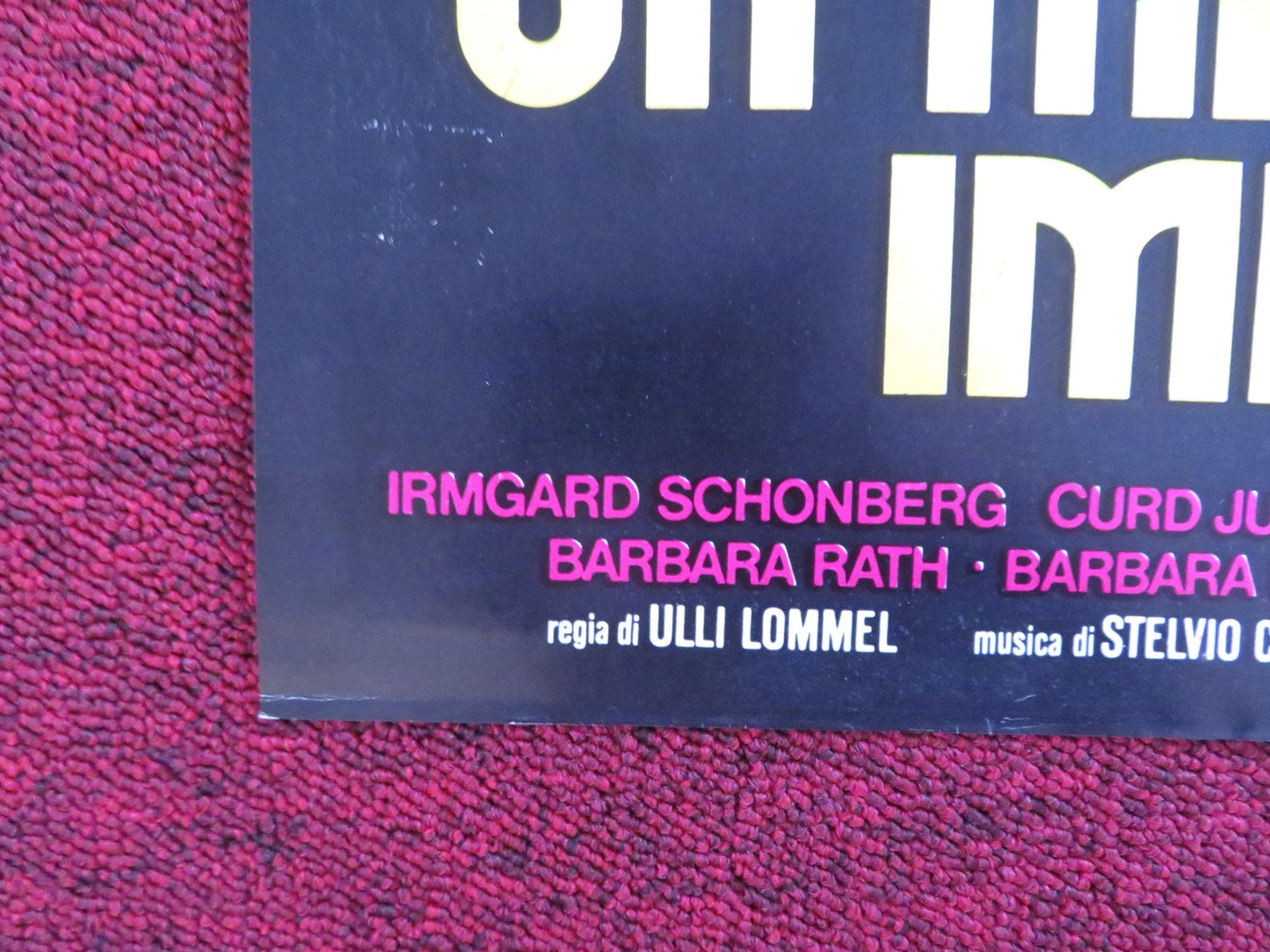 A SECOND SPRING - E ITALIAN FOTOBUSTA POSTER CURD JURGENS IRMGARD SCHONBERG 1975 Rendezvous Cinema Movie posters