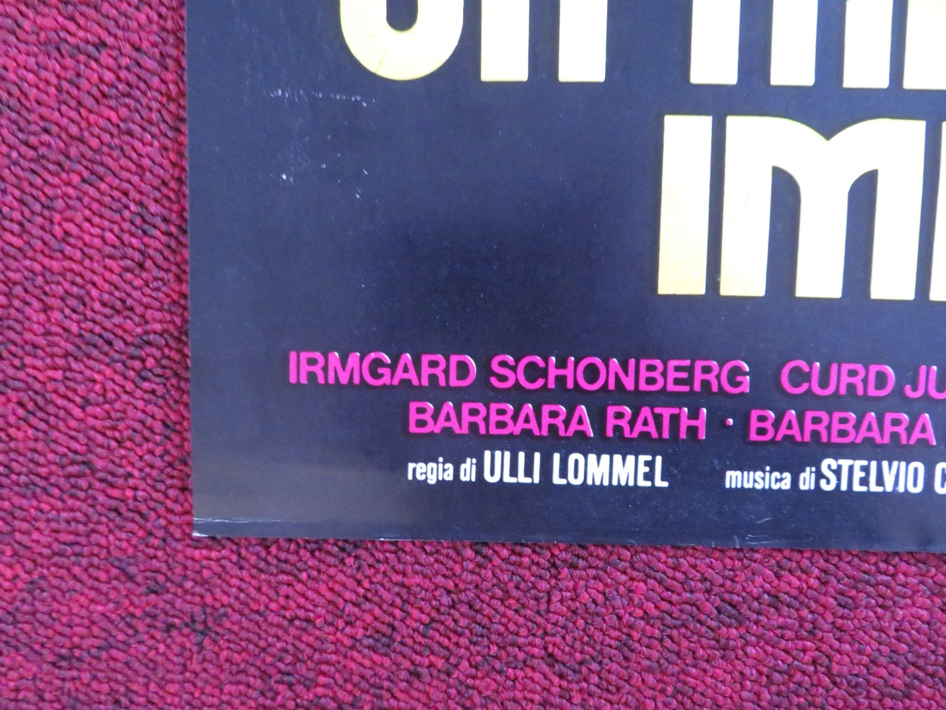 A SECOND SPRING - E ITALIAN FOTOBUSTA POSTER CURD JURGENS IRMGARD SCHONBERG 1975 Rendezvous Cinema Movie posters