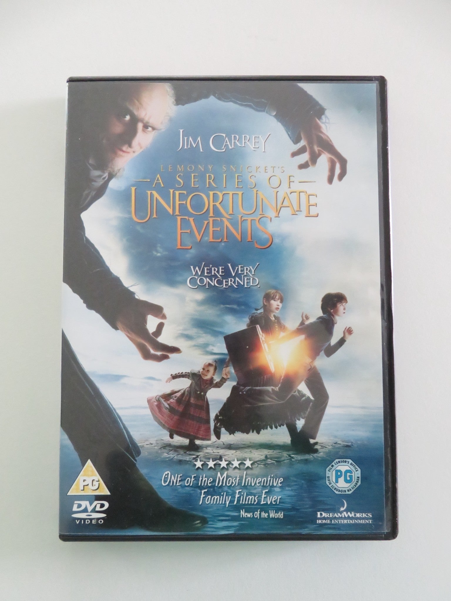 A SERIES OF UNFORTUNATE EVENTS (DVD) JIM CARREY EMILY BROWNING 2004 REGION 2,4 Movie posters