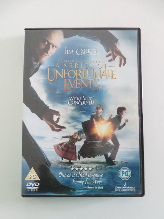 A SERIES OF UNFORTUNATE EVENTS (DVD) JIM CARREY EMILY BROWNING 2004 REGION 2,4 Movie posters