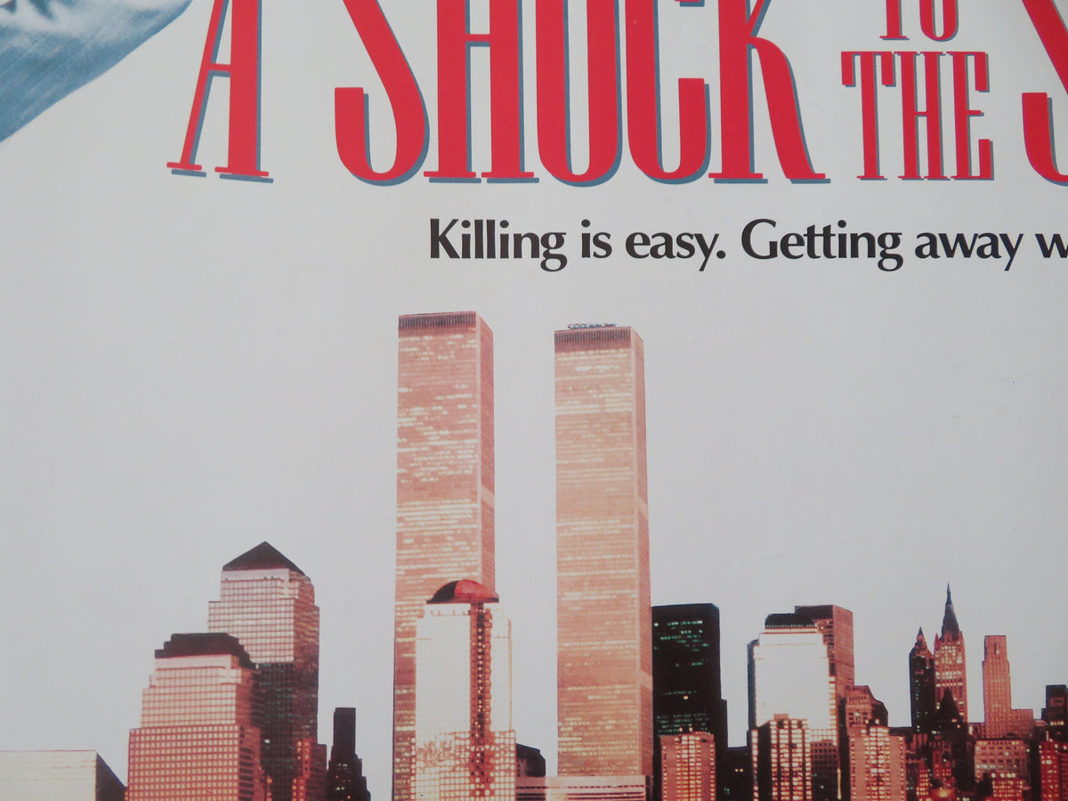 A Shock to the System UK Quad Rolled Poster Michael Caine E. McGovern 1990 Movie posters