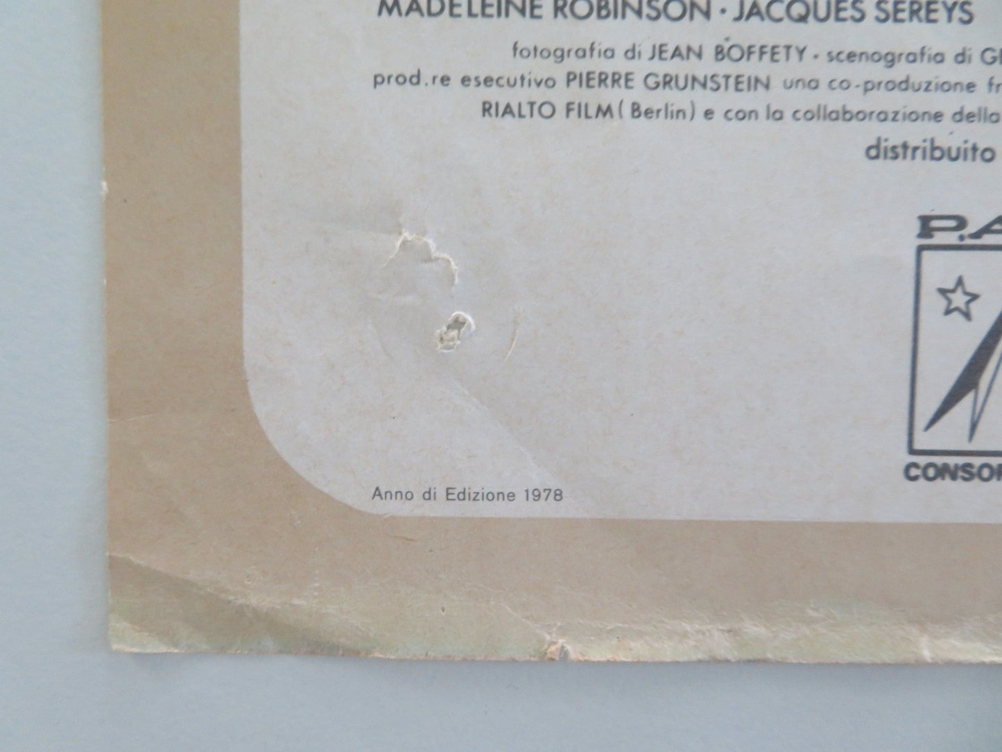 A SIMPLE STORY ITALIAN FOTOBUSTA POSTER ROMY SCHNEIDER BRUNO CREMER 1978 Movie posters