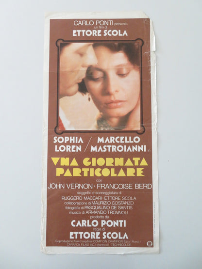 A SPECIAL DAY ITALIAN LOCANDINA POSTER SOPHIA LOREN MARCELLO MASTROIANNI 1977 Movie posters