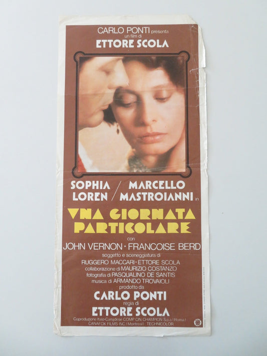 A SPECIAL DAY ITALIAN LOCANDINA POSTER SOPHIA LOREN MARCELLO MASTROIANNI 1977 Movie posters