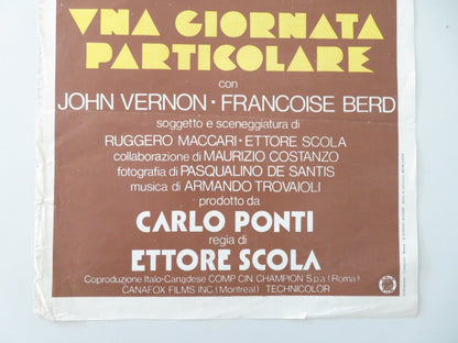 A SPECIAL DAY ITALIAN LOCANDINA POSTER SOPHIA LOREN MARCELLO MASTROIANNI 1977 Movie posters