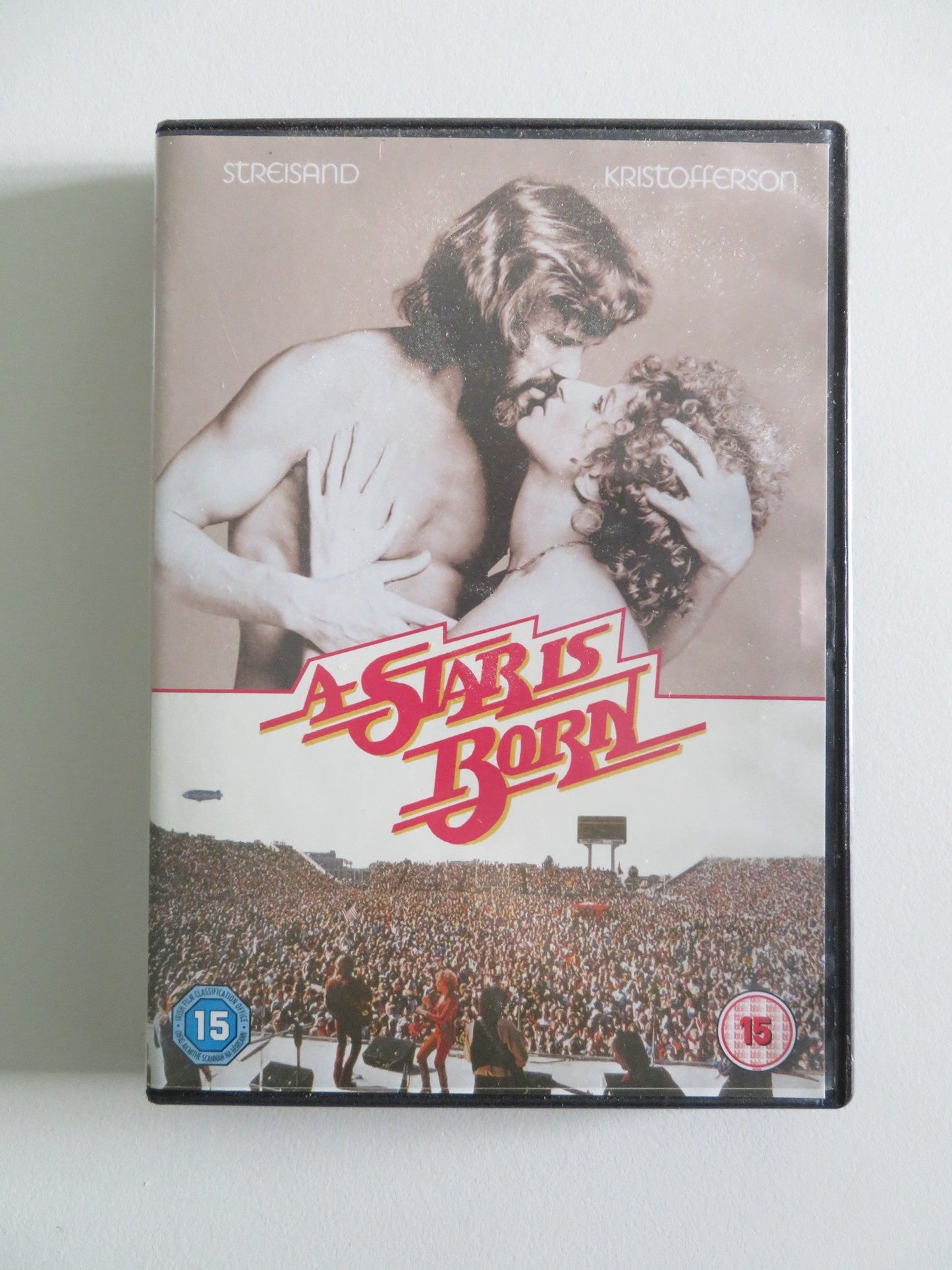 A STAR IS BORN (DVD) KRIS KRISTOFFERSON BARBRA STREISAND 1976 REGION 2 Rendezvous Cinema Movie posters