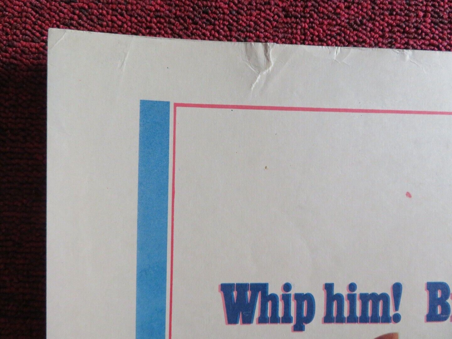 A STRANGER IN TOWN US HALF SHEET (22"x 28") POSTER TONY ANTHONY 1968 - Rendezvous Cinema