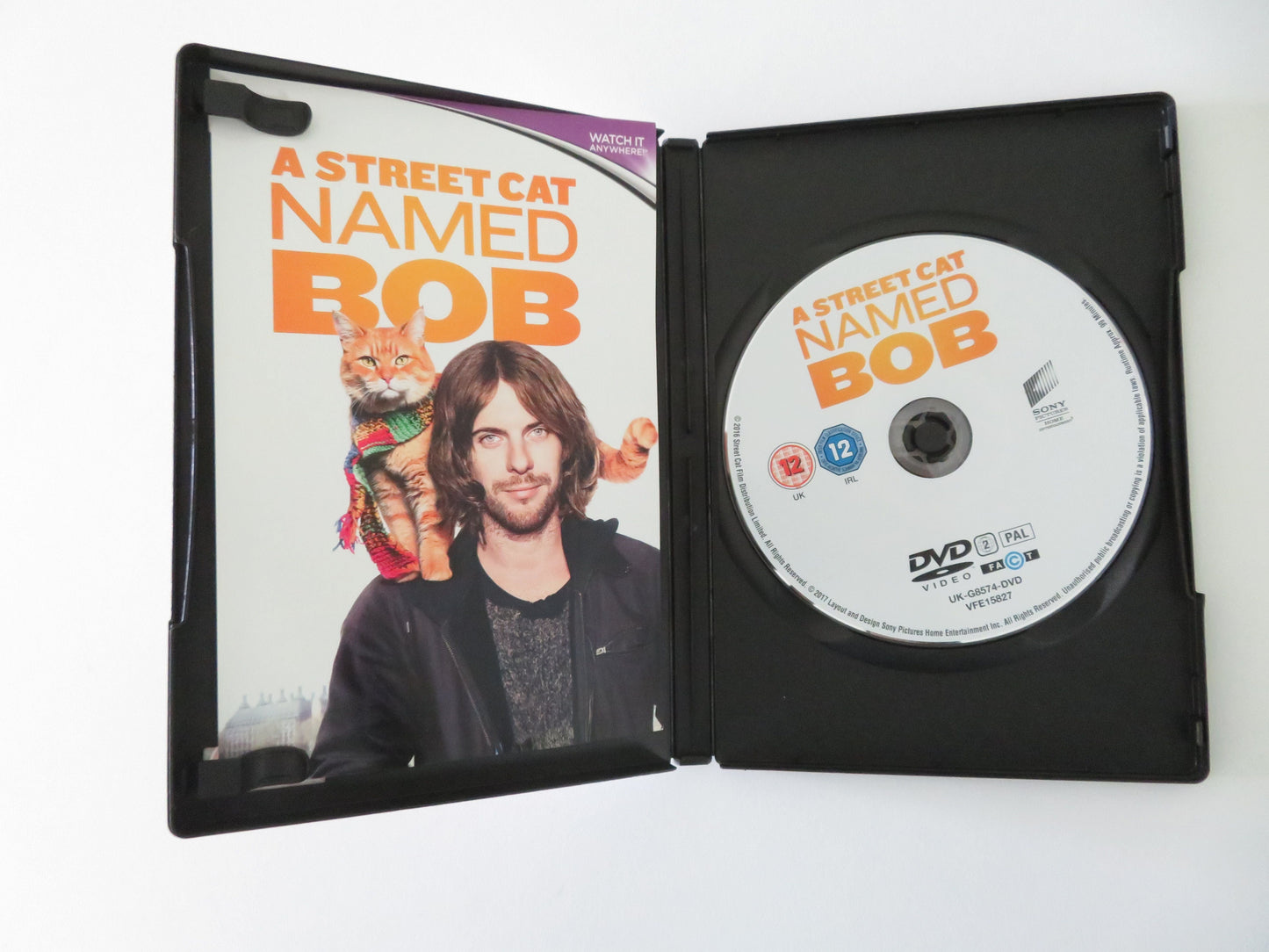 A Street Cat Named Bob (DVD) Luke Treadaway Ruta Gedmintas 2016 Region 2 Movie posters