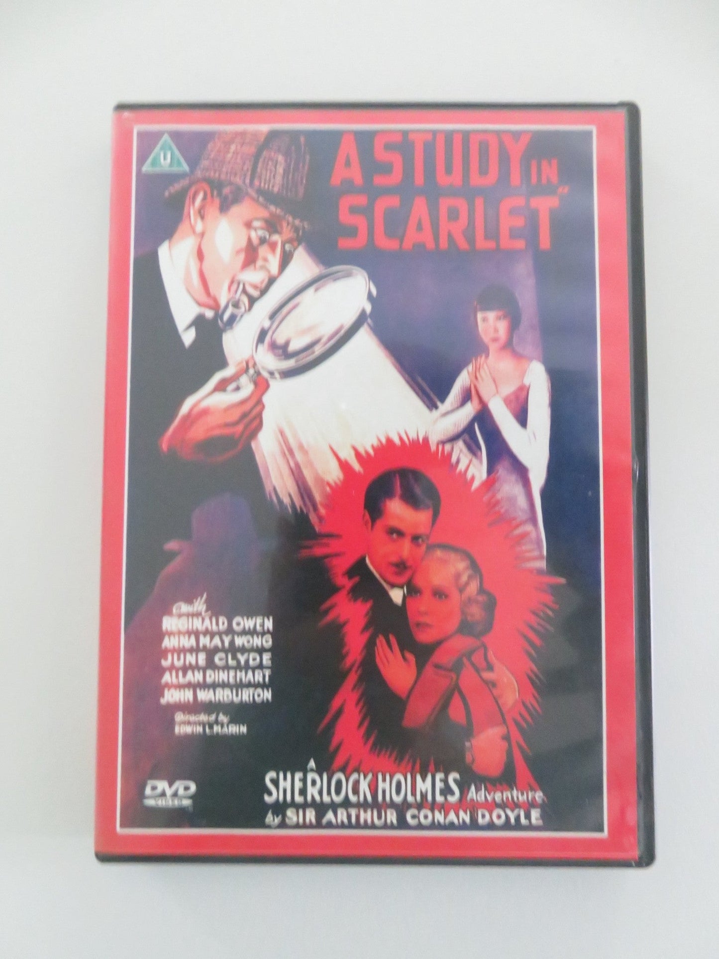 A STUDY IN SCARLETT (DVD) SHERLOCK HOLMES REGINALD OWEN 1933 REGION ALL Movie posters