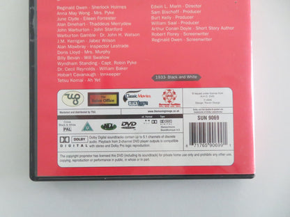 A STUDY IN SCARLETT (DVD) SHERLOCK HOLMES REGINALD OWEN 1933 REGION ALL Movie posters