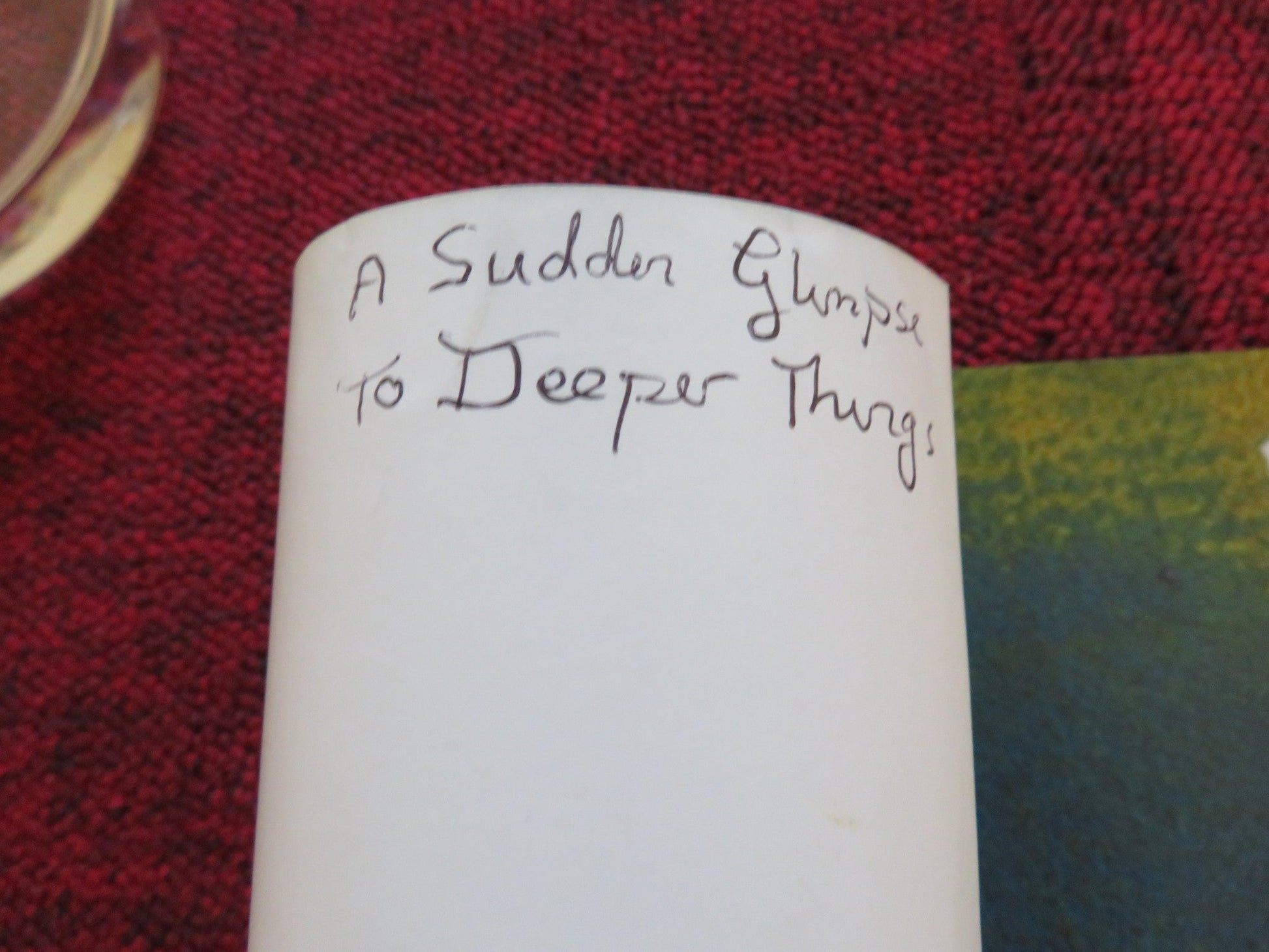 A SUDDEN GLIMPSE TO DEEPER THINGS UK QUAD ROLLED POSTER TILDA SWINTON 2024 Rendezvous Cinema Movie posters