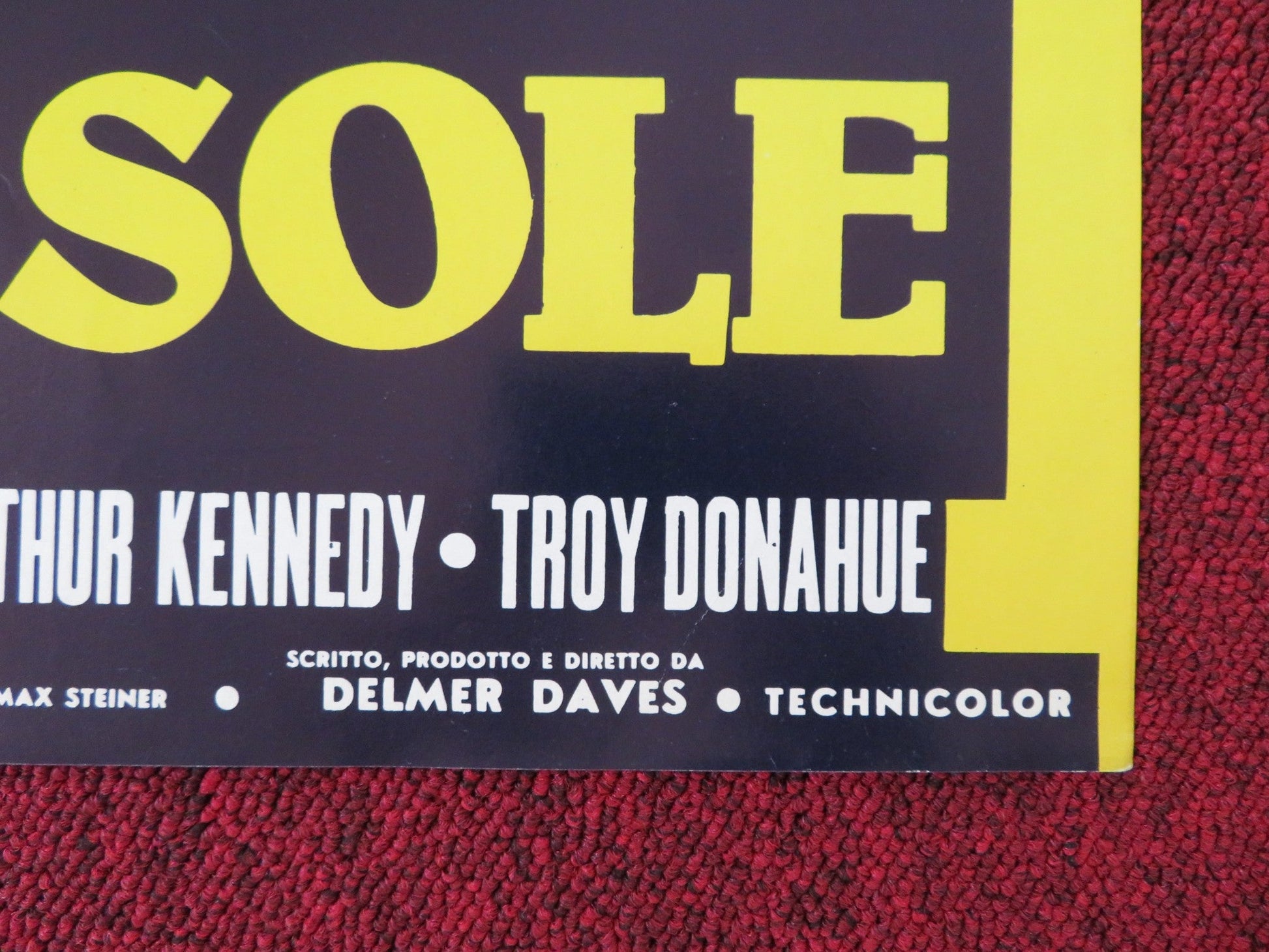 A SUMMER PLACE - G ITALIAN FOTOBUSTA POSTER RICHARD EGAN DOROTHY MCGUIRE 1959 - Rendezvous Cinema