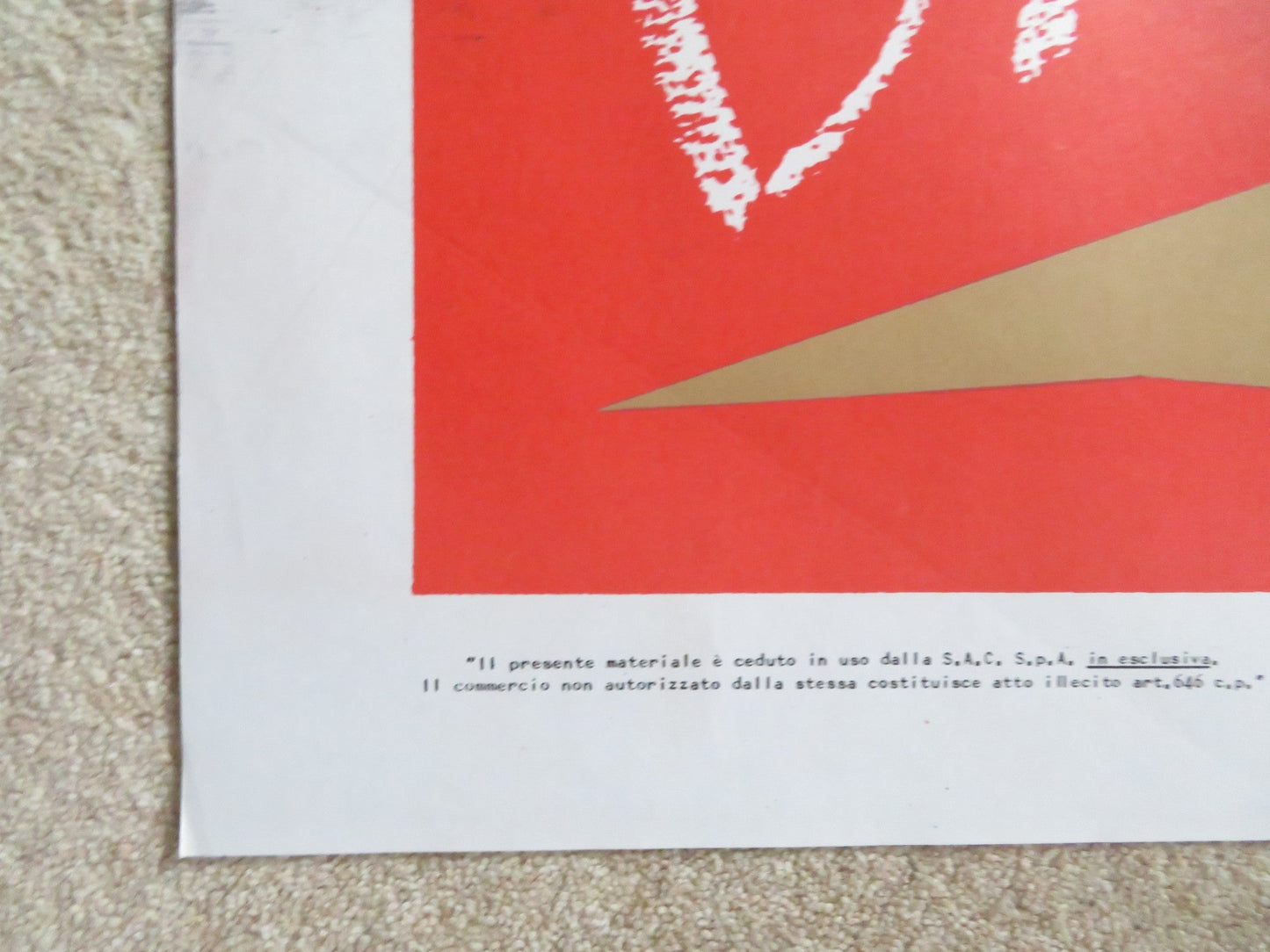 A TALE OF LOVE ITALIAN 2 FOGLIO POSTER VALERIA BLAS ROCA - REY 1986 - Rendezvous Cinema