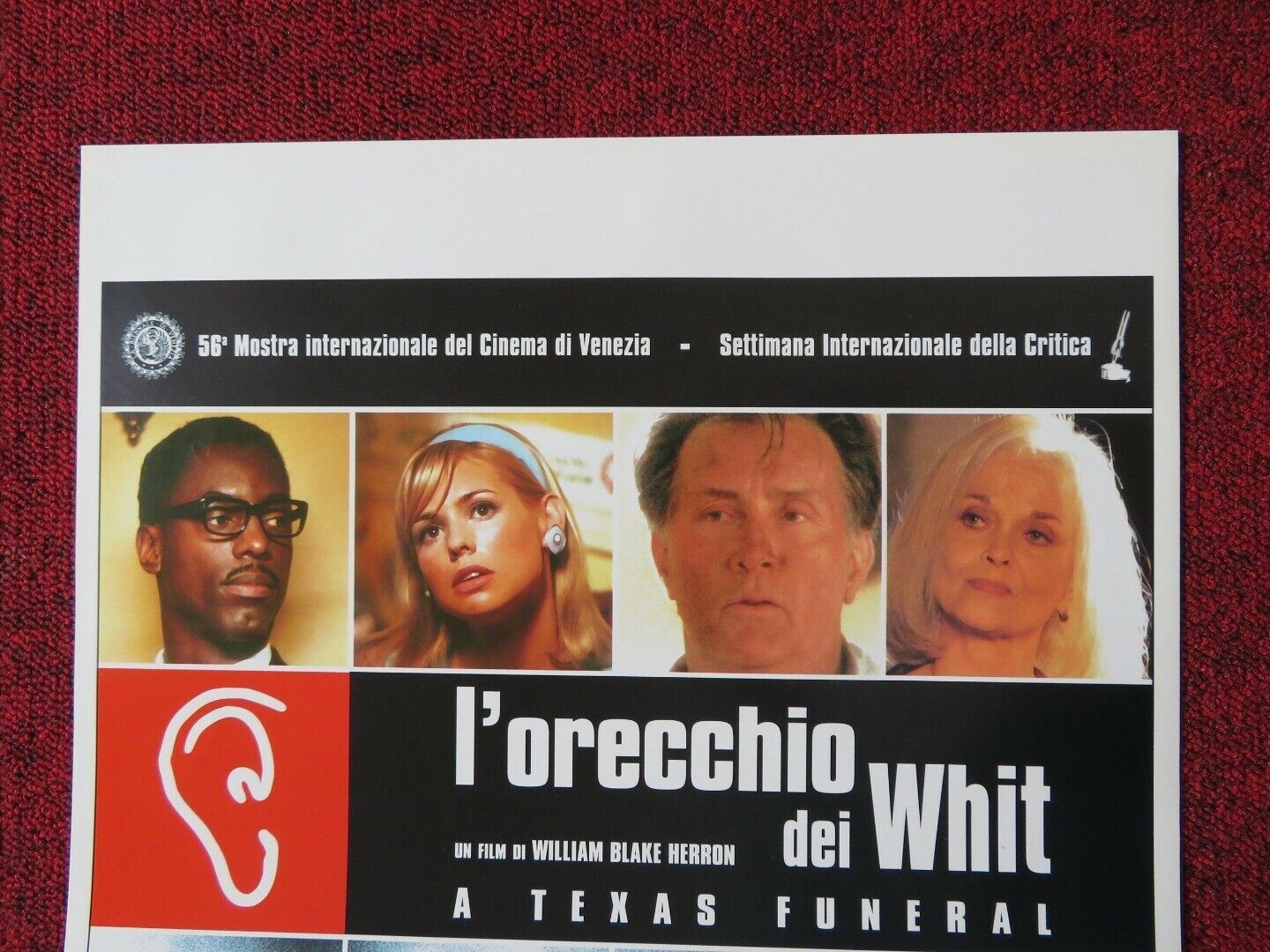 A TEXAS FUNERAL ITALIAN LOCANDINA (27.5"x13") POSTER JANE ADAMS CHRIS NOTH 2000 - Rendezvous Cinema