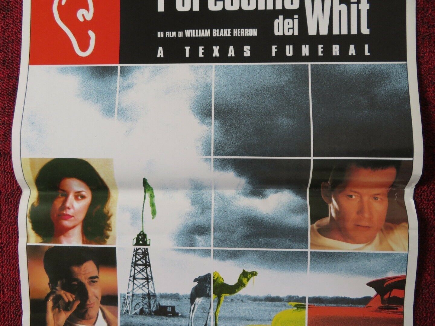 A TEXAS FUNERAL ITALIAN LOCANDINA (27.5"x13") POSTER JANE ADAMS CHRIS NOTH 2000 - Rendezvous Cinema