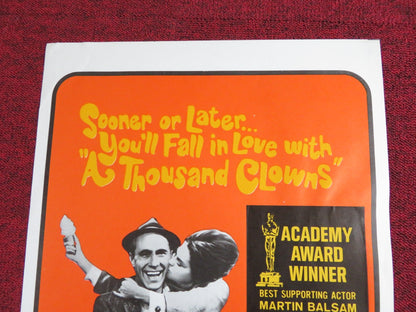 A THOUSANDS CLOWNS US INSERT POSTER JASON ROBARDS BARBARA HARRIS 1966 - Rendezvous Cinema