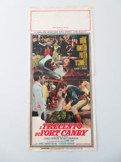 A THUNDER OF DRUMS ITALIAN LOCANDINA POSTER RICHARD BOONE GEORGE HAMILTON 1961 Movie posters