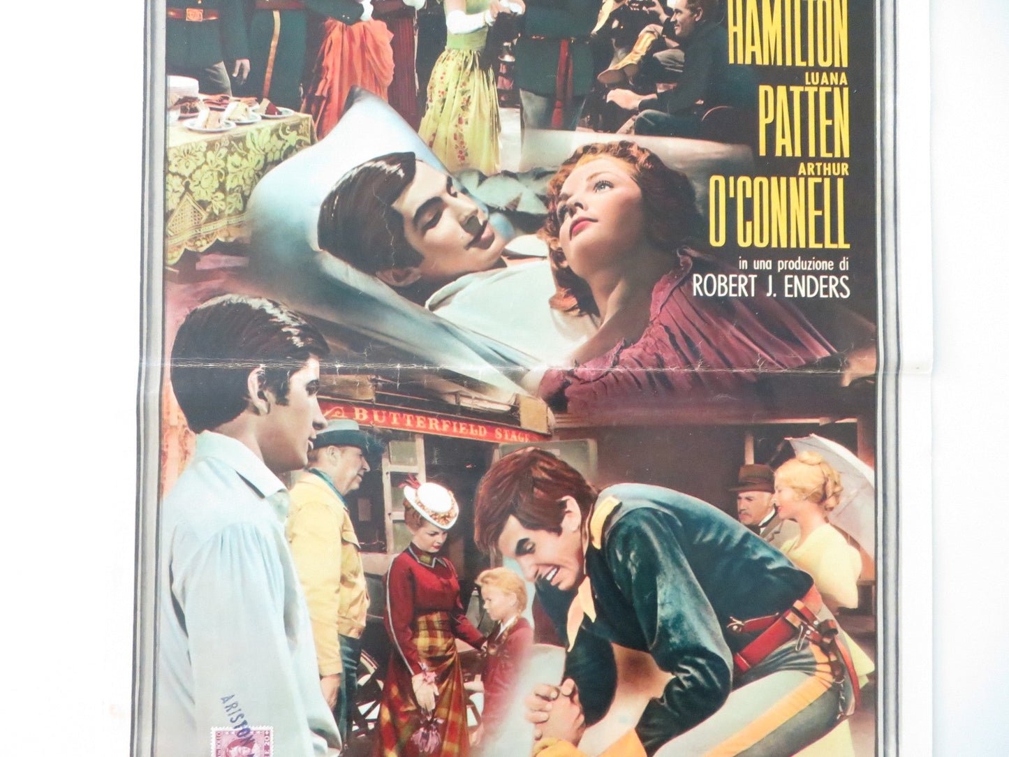 A THUNDER OF DRUMS ITALIAN LOCANDINA POSTER RICHARD BOONE GEORGE HAMILTON 1961 Movie posters