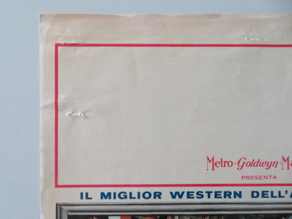 A THUNDER OF DRUMS ITALIAN LOCANDINA POSTER RICHARD BOONE GEORGE HAMILTON 1961 Movie posters