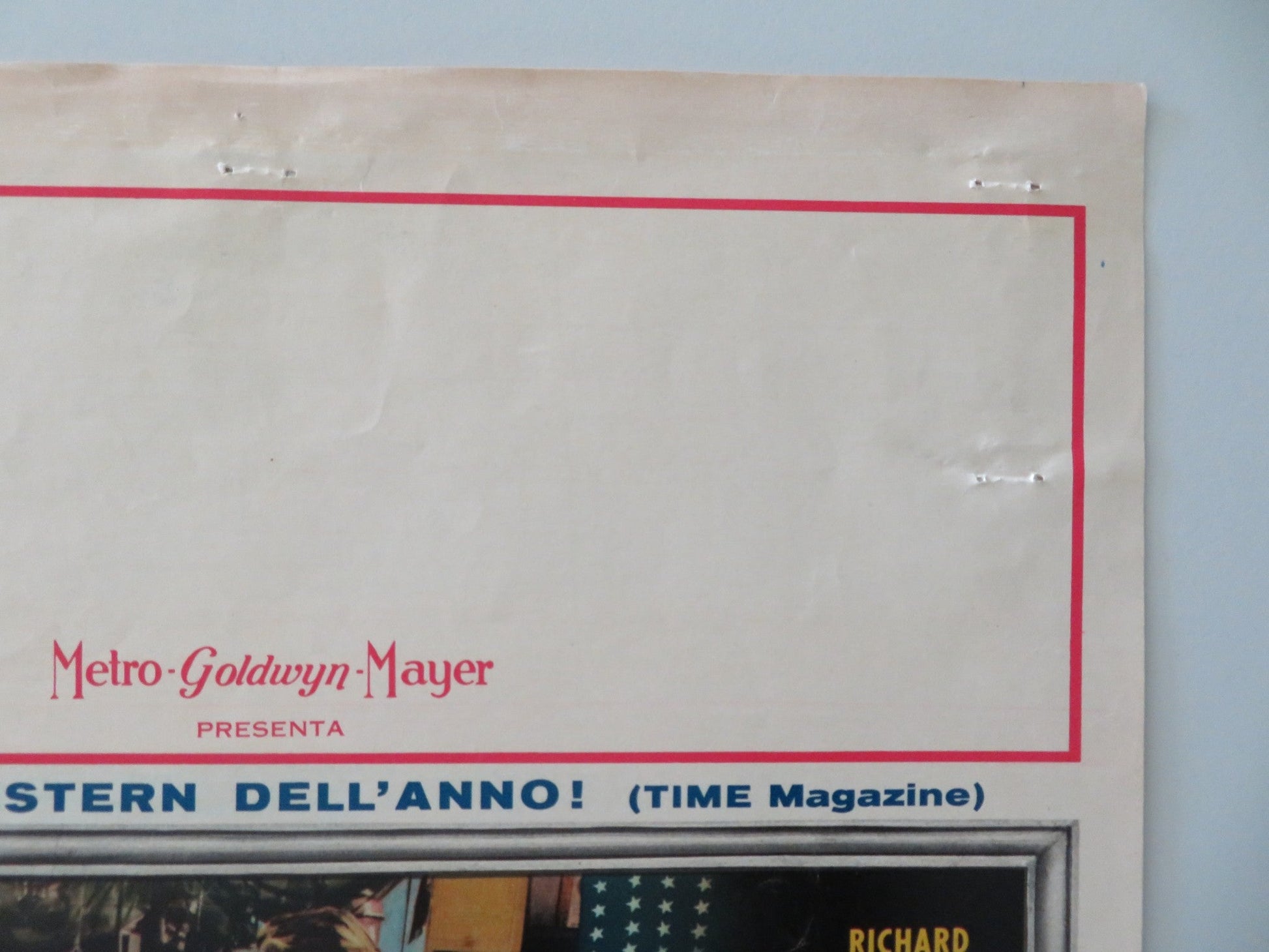 A THUNDER OF DRUMS ITALIAN LOCANDINA POSTER RICHARD BOONE GEORGE HAMILTON 1961 Movie posters