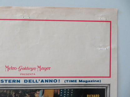 A THUNDER OF DRUMS ITALIAN LOCANDINA POSTER RICHARD BOONE GEORGE HAMILTON 1961 Movie posters