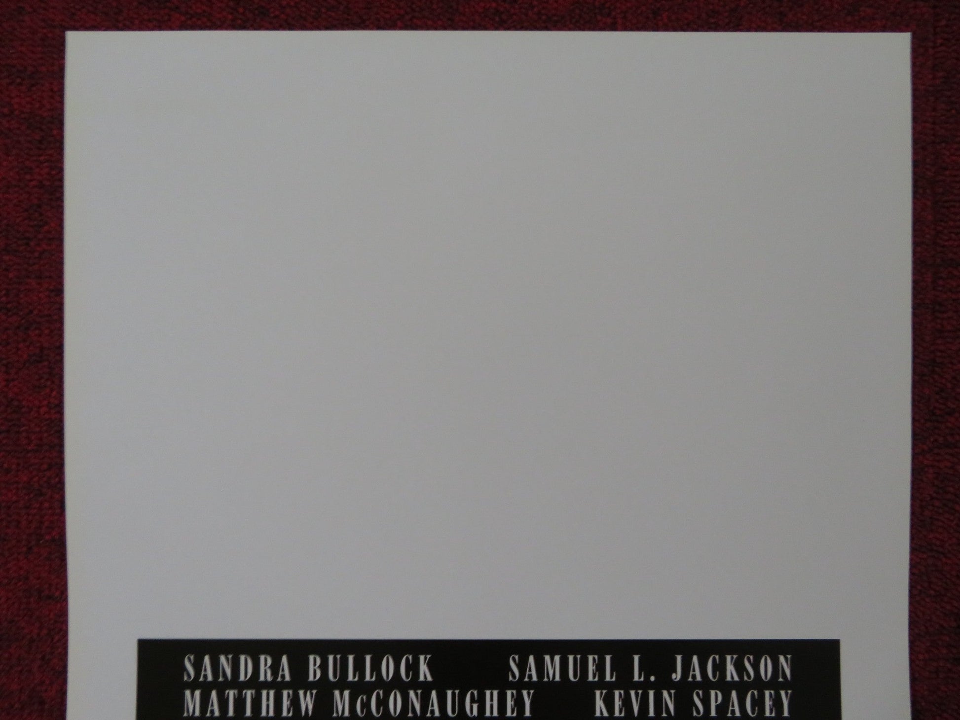 A TIME TO KILL ITALIAN LOCANDINA POSTER SANDRA BULLOCK SAMUEL L. JACKSON 1996 - Rendezvous Cinema