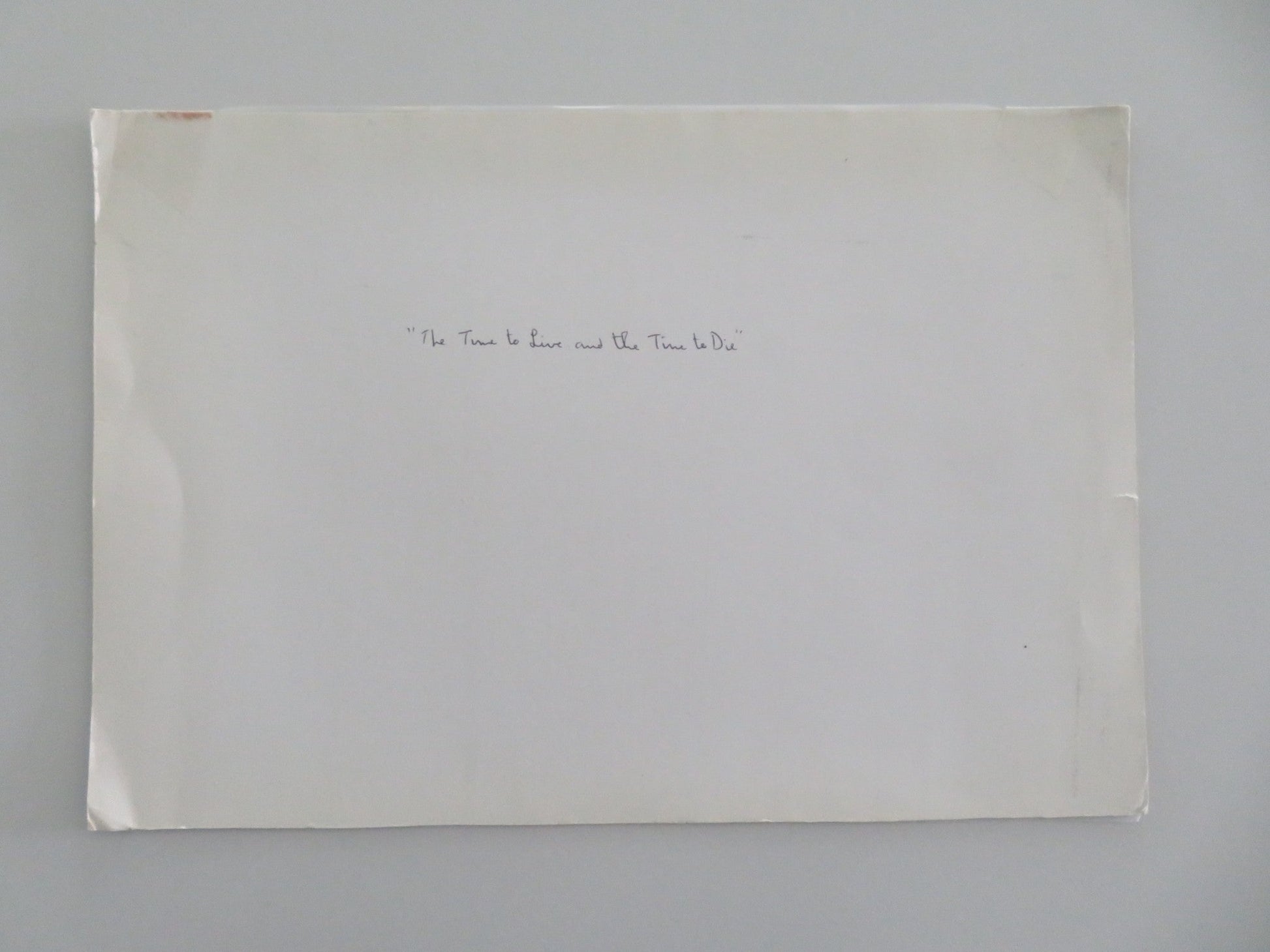 A TIME TO LIVE AND A TIME TO DIE MOVIE STILL PHOTO YU AN - SHUN SHU - FANG CHEN 1985 Movie posters