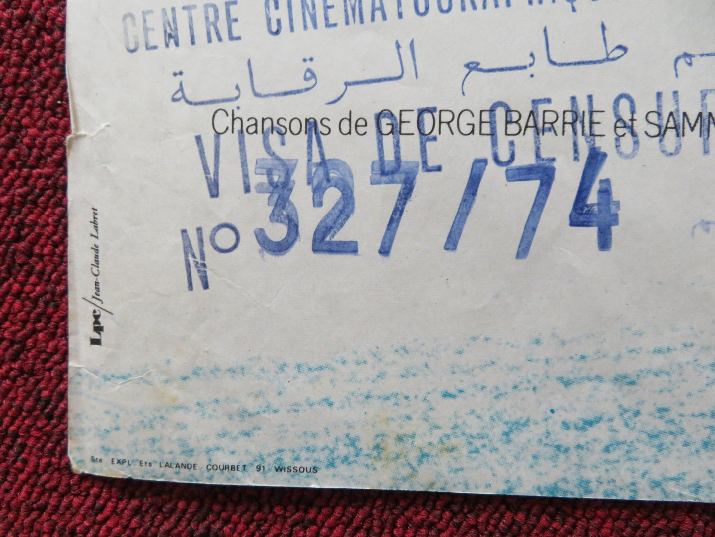 A TOUCH OF CLASS FRENCH POSTER GEORGE SEGAL GLENDA JACKSON 1973 Rendezvous Cinema Movie posters