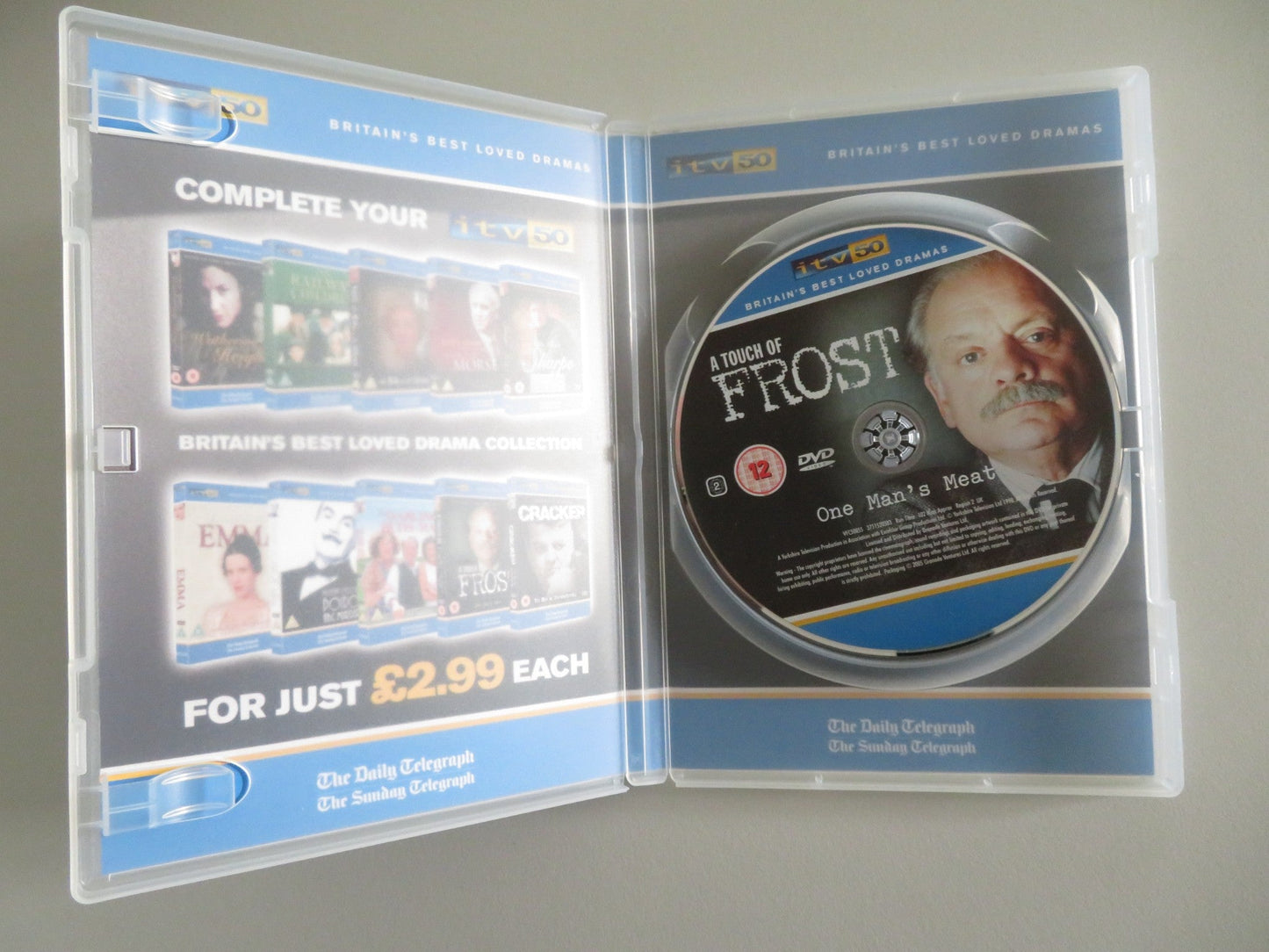 A TOUCH OF FROST - ONE MAN'S MEAT FEATURE LENGTH EPISODE (DVD) 2010 REGION 2 Movie posters