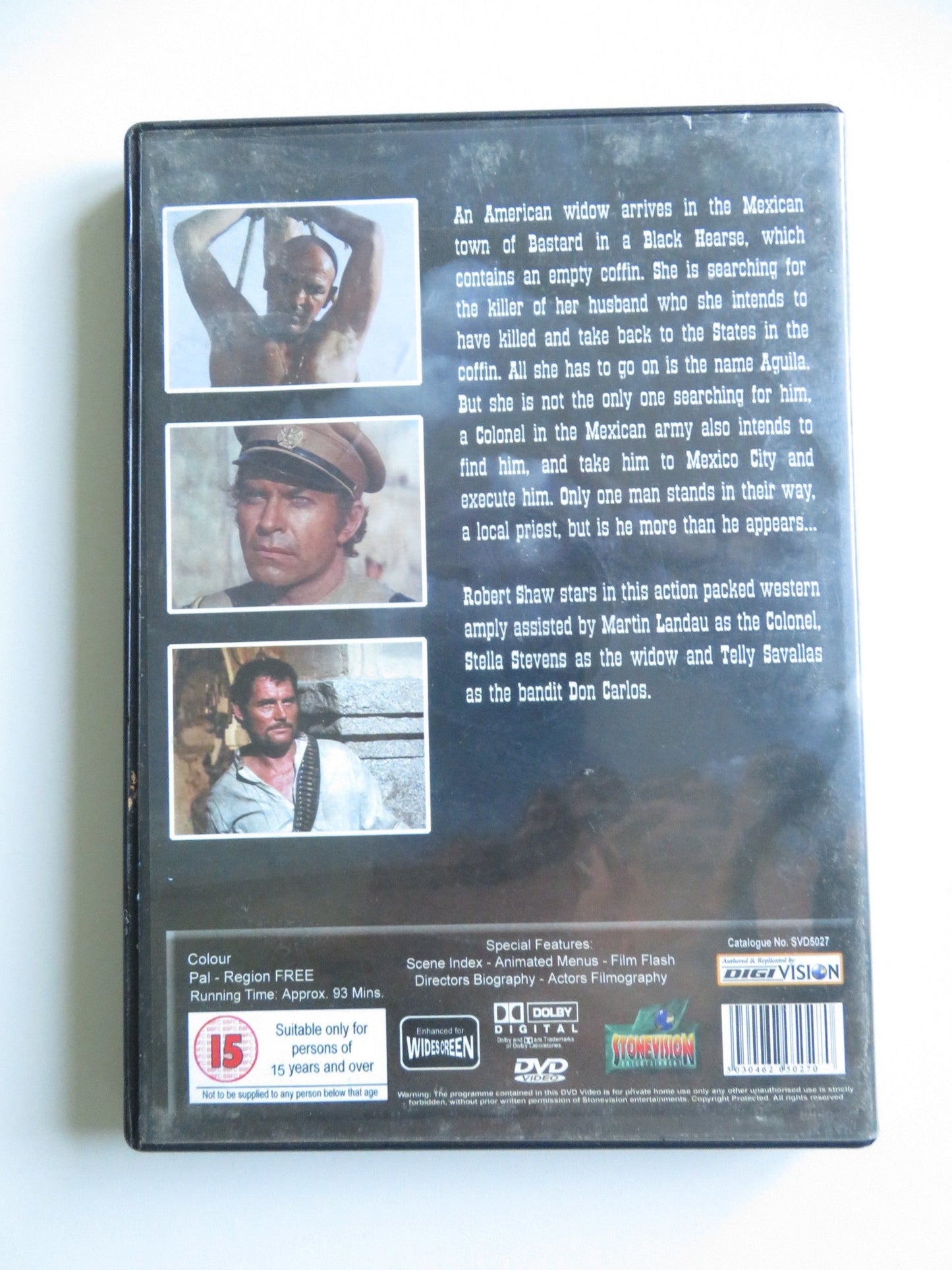 A TOWN CALLED HELL (DVD) TELLY SAVALLAS ROBERT SHAW 1971 REGION FREE - Rendezvous Cinema