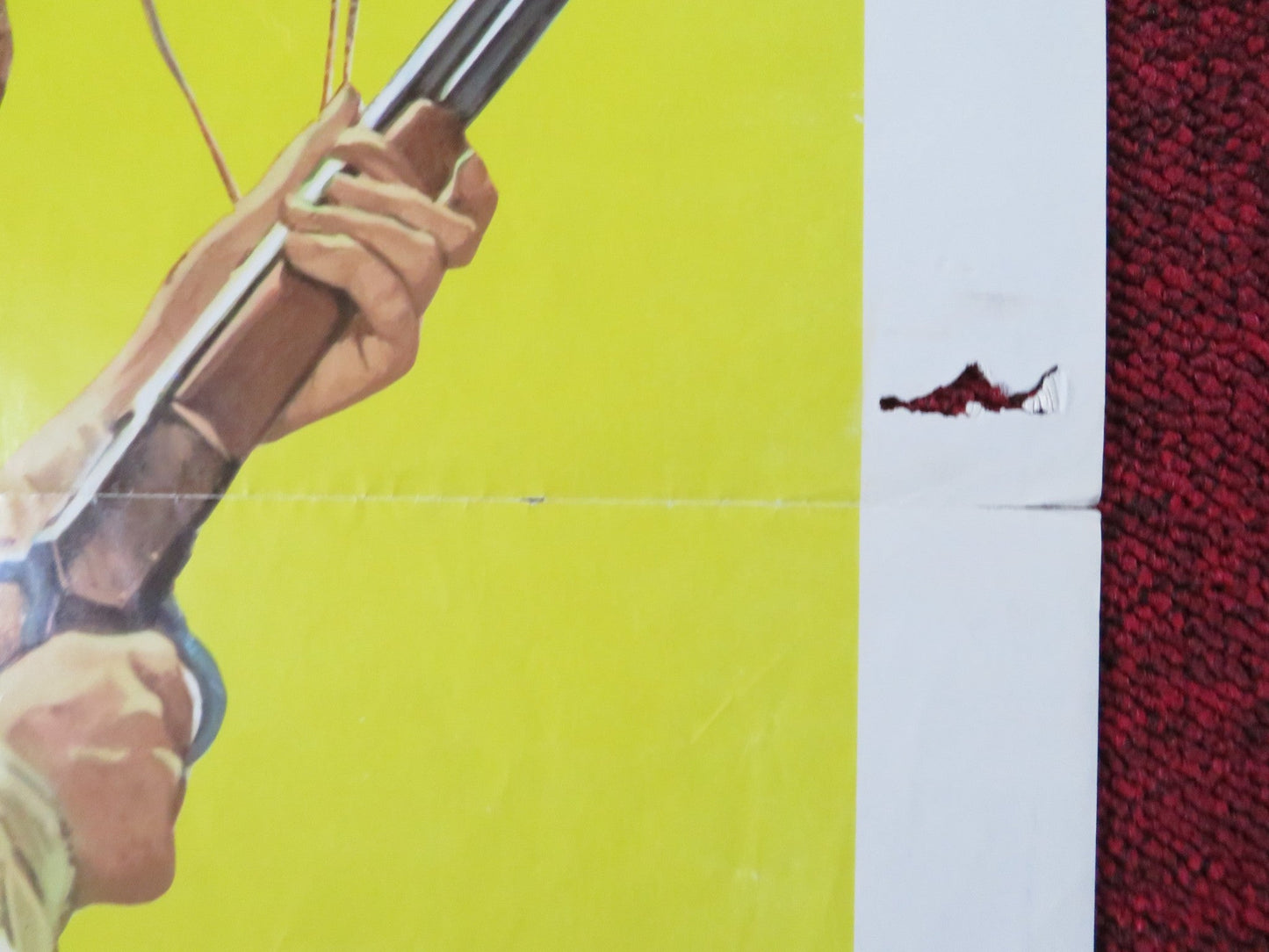 A TOWN CALLED HELL FOLDED US ONE SHEET POSTER TELLY SAVALAS ROBERT SHAW 1971 - Rendezvous Cinema