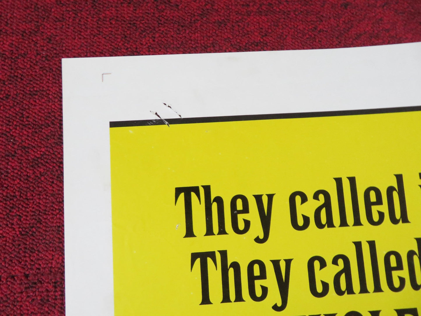 A TOWN CALLED HELL FOLDED US ONE SHEET POSTER TELLY SAVALAS ROBERT SHAW 1971 - Rendezvous Cinema