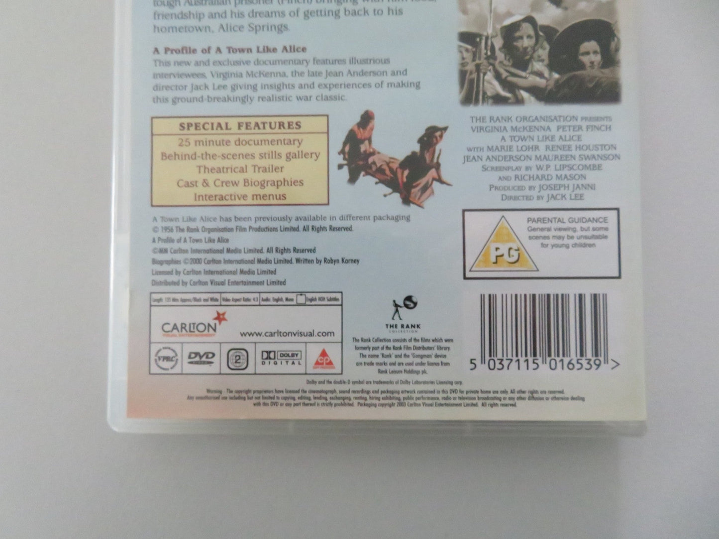 A Town Like Alice (DVD) Virginia McKenna Peter Finch 1956 Region 2 Movie posters