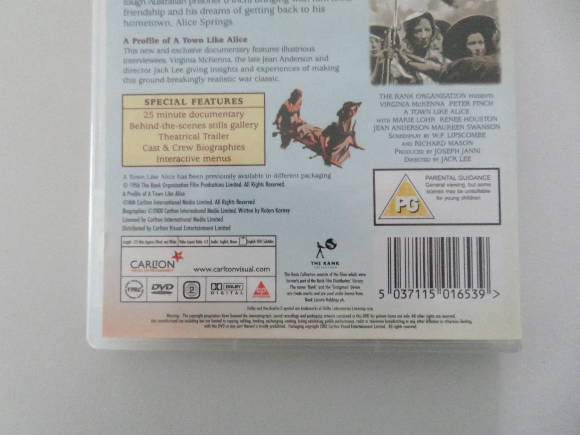 A Town Like Alice (DVD) Virginia McKenna Peter Finch 1956 Region 2 Movie posters