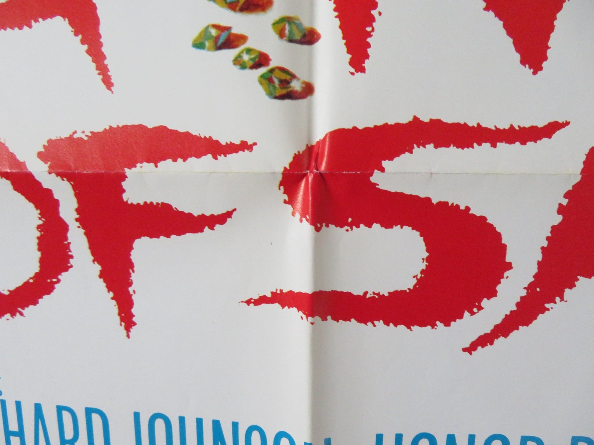 A TWIST OF SAND FOLDED US ONE SHEET POSTER RICHARD JOHNSON HONOR BLACKMAN 1968 - Rendezvous Cinema