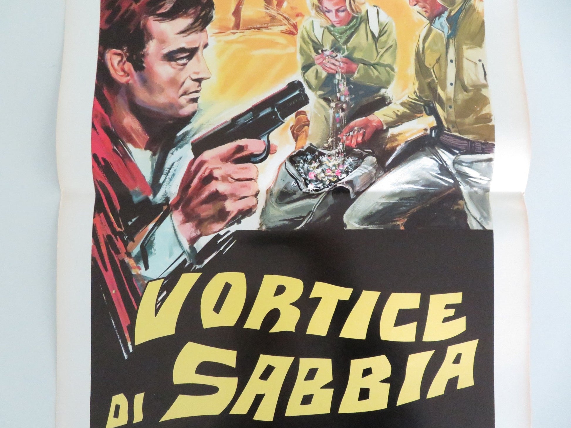 A TWIST OF SAND ITALIAN LOCANDINA POSTER RICHARD JOHNSON HONOR BLACKMAN 1969 Movie posters