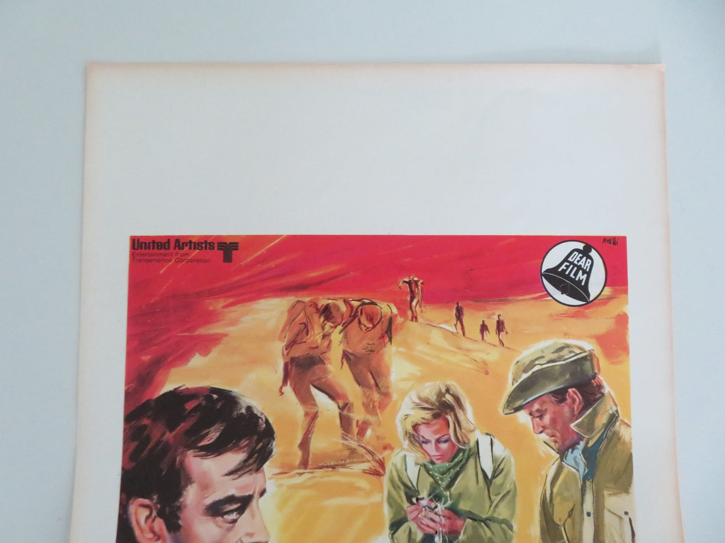 A TWIST OF SAND ITALIAN LOCANDINA POSTER RICHARD JOHNSON HONOR BLACKMAN 1969 Movie posters