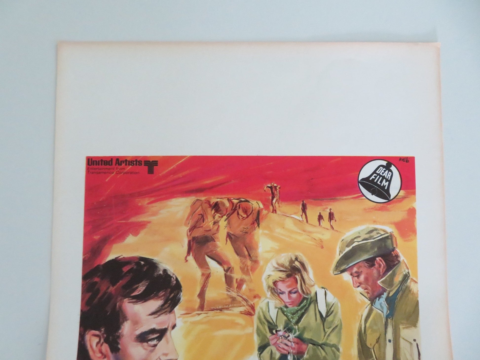 A TWIST OF SAND ITALIAN LOCANDINA POSTER RICHARD JOHNSON HONOR BLACKMAN 1969 Movie posters
