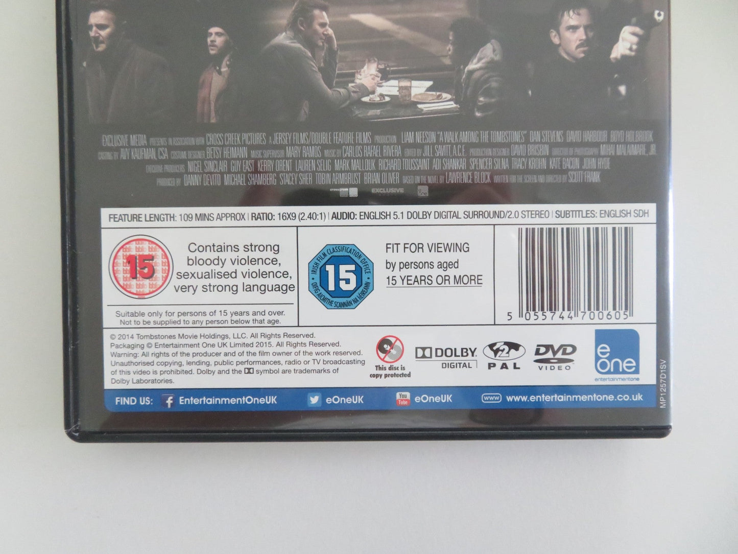 A WALK AMONG THE TOMBSTONES (DVD) LIAM NEESON DAVID HARBOUR 2014 REGION 2 Movie posters
