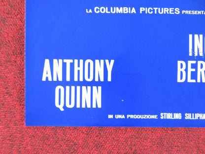 A WALK IN THE SPRING RAIN - C ITALIAN FOTOBUSTA POSTER ANTHONY QUINN 1970 - Rendezvous Cinema