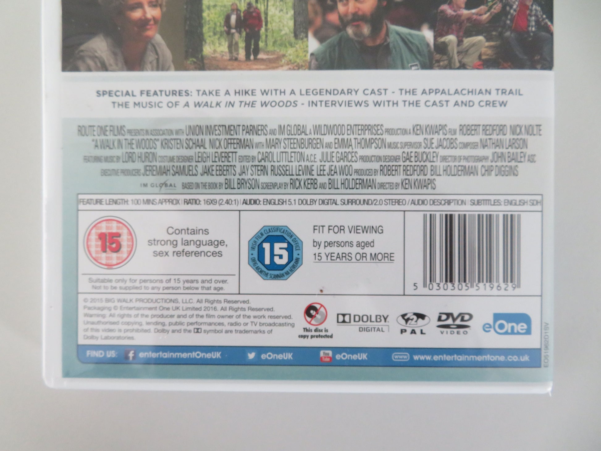 A Walk in the Woods (DVD) Robert Redford Nick Nolte 2015 Region 2 Movie posters