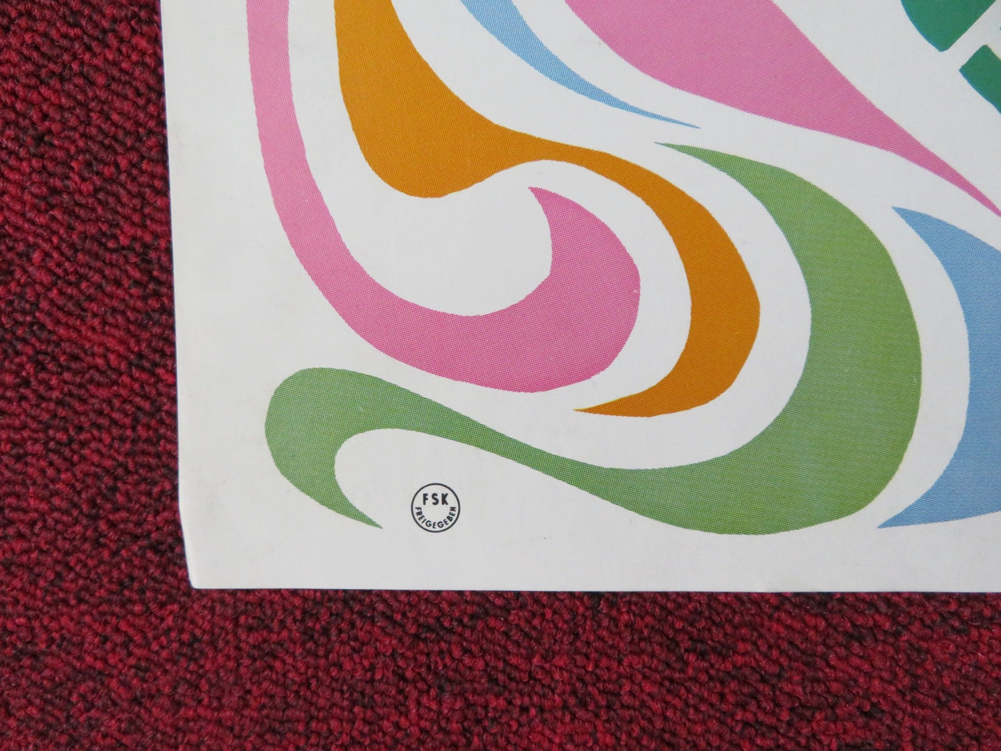 A WOMAN ON FIRE! GERMAN A1 POSTER FOLDED GIANNI MACCHIA FRANCOISE PREVOST 1969 Rendezvous Cinema Movie posters