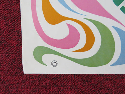 A WOMAN ON FIRE! GERMAN A1 POSTER FOLDED GIANNI MACCHIA FRANCOISE PREVOST 1969 Rendezvous Cinema Movie posters