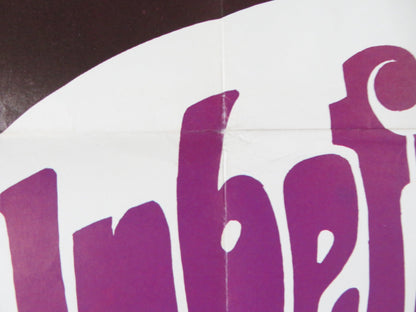 A WOMAN ON FIRE! GERMAN A1 POSTER FOLDED GIANNI MACCHIA FRANCOISE PREVOST 1969 Rendezvous Cinema Movie posters