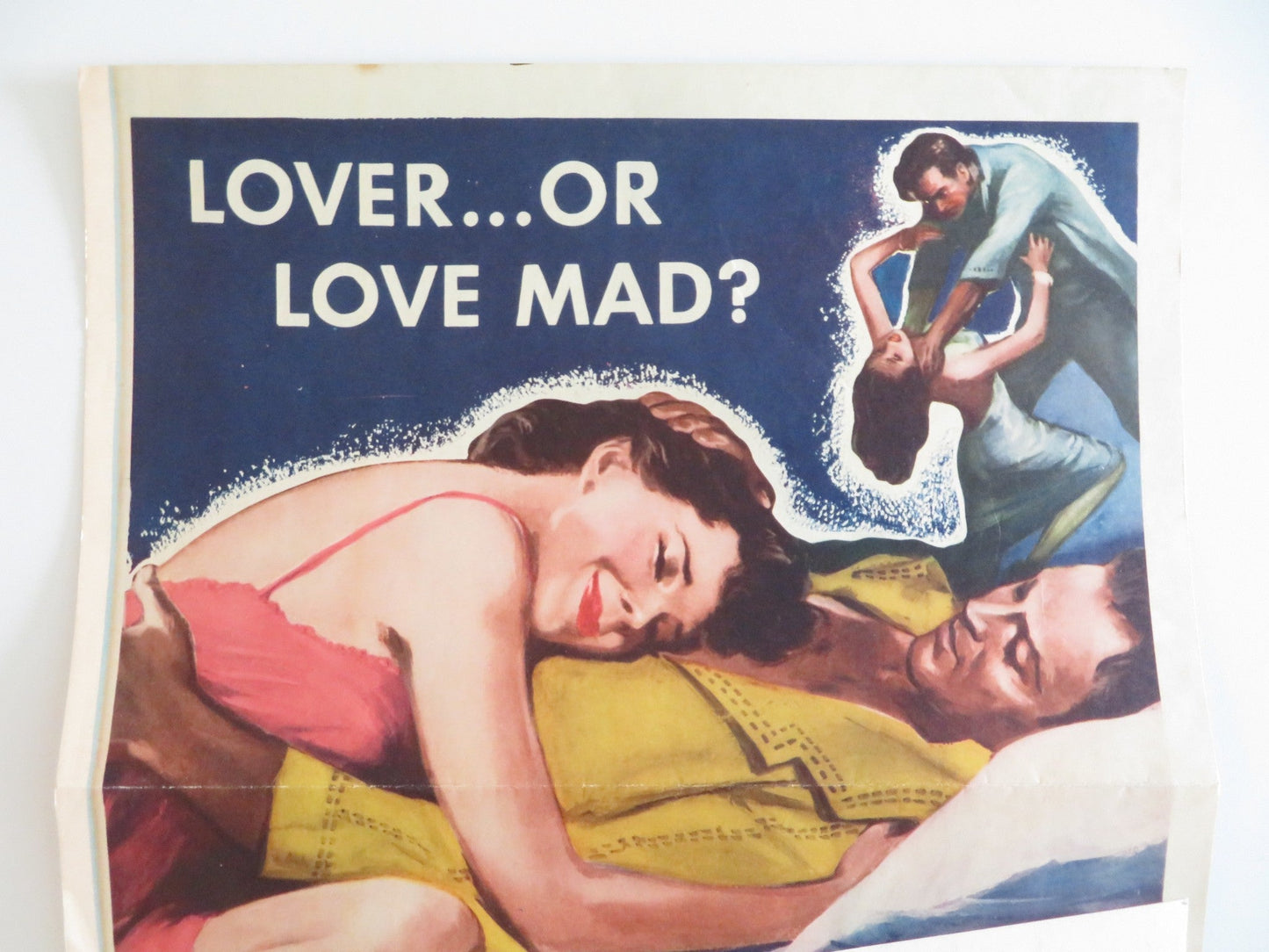 A WOMAN'S DEVOTION US INSERT POSTER RALPH MEEKER JANICE RULE 1956 Rendezvous Cinema Movie posters