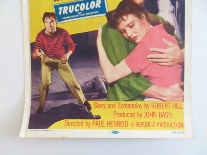 A WOMAN'S DEVOTION US INSERT POSTER RALPH MEEKER JANICE RULE 1956 Rendezvous Cinema Movie posters