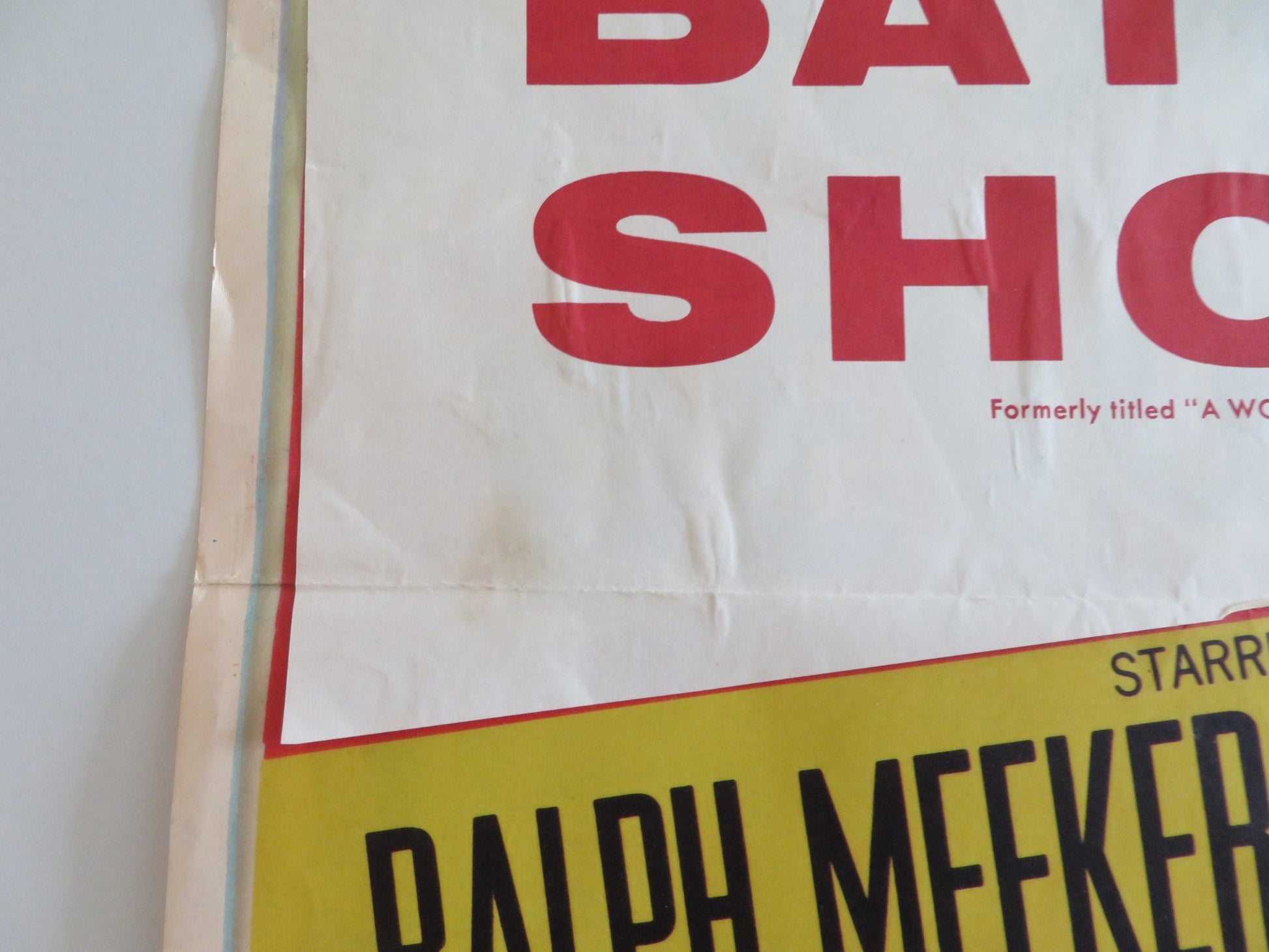 A WOMAN'S DEVOTION US INSERT POSTER RALPH MEEKER JANICE RULE 1956 Rendezvous Cinema Movie posters