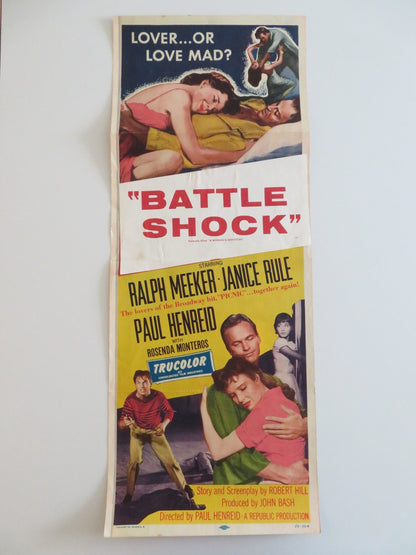 A WOMAN'S DEVOTION US INSERT POSTER RALPH MEEKER JANICE RULE 1956 Rendezvous Cinema Movie posters