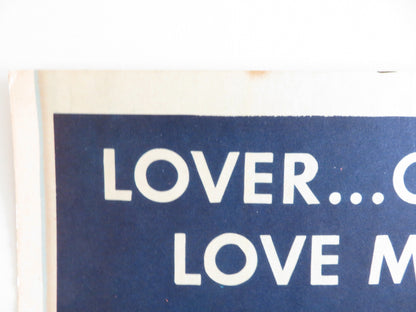 A WOMAN'S DEVOTION US INSERT POSTER RALPH MEEKER JANICE RULE 1956 Rendezvous Cinema Movie posters