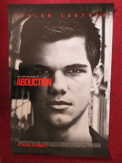 ABDUCTION US ONE SHEET ROLLED POSTER TAYLOR LAUTNER JAKE ANDOLINA 2011 - Rendezvous Cinema